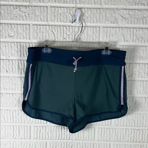 Athleta Teal and Pink Swim Shorts